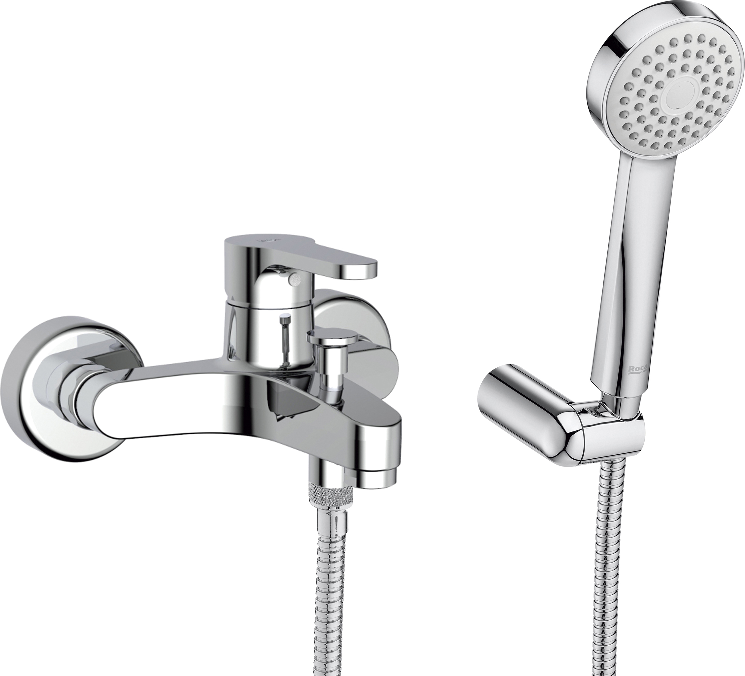 Roca Arola Badewannen- und Duscharmatur Wandmontage chrom A5A0A6AC0K