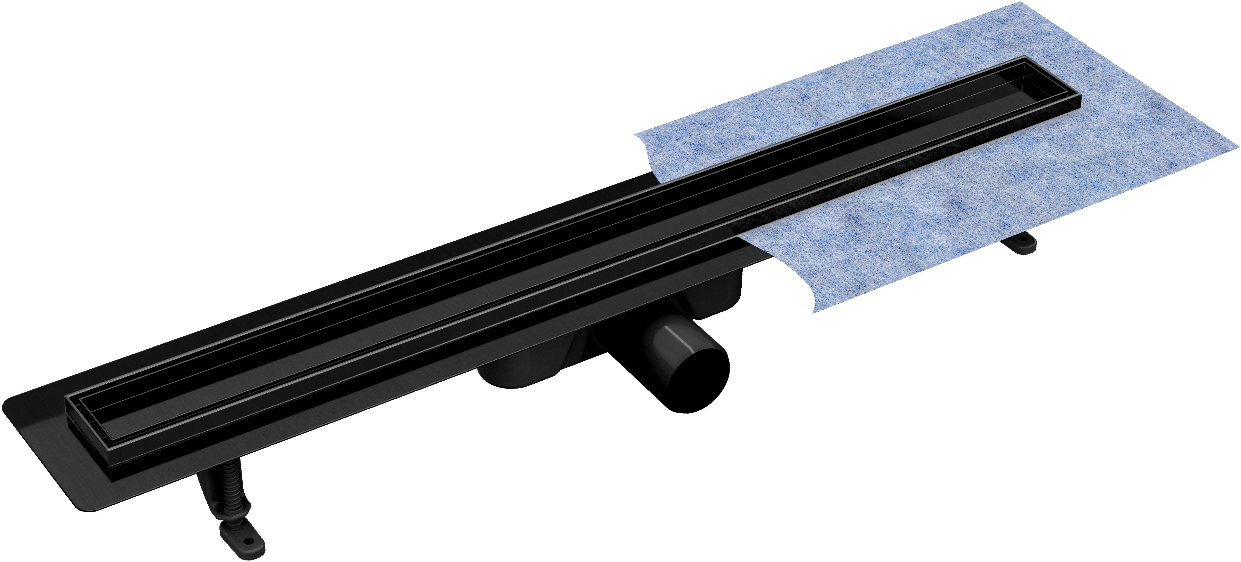 Besco Virgo Nero Duo Duschrinne 70 cm schwarz OL-70-VN