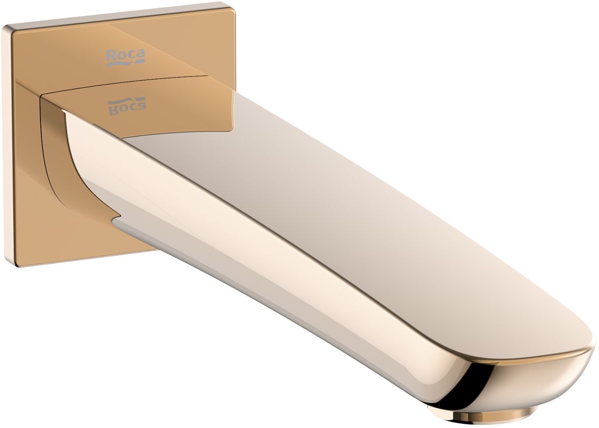 Roca Insignia Rose Gold Auslauf für Badewannenarmatur für Badewanne gold A5A0703RG0