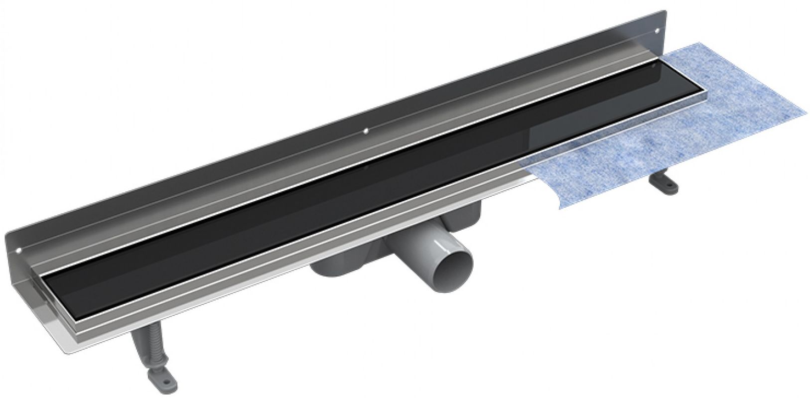 Besco Virgo Next Black Duschrinne 70 cm schwarz OL-70-VNB