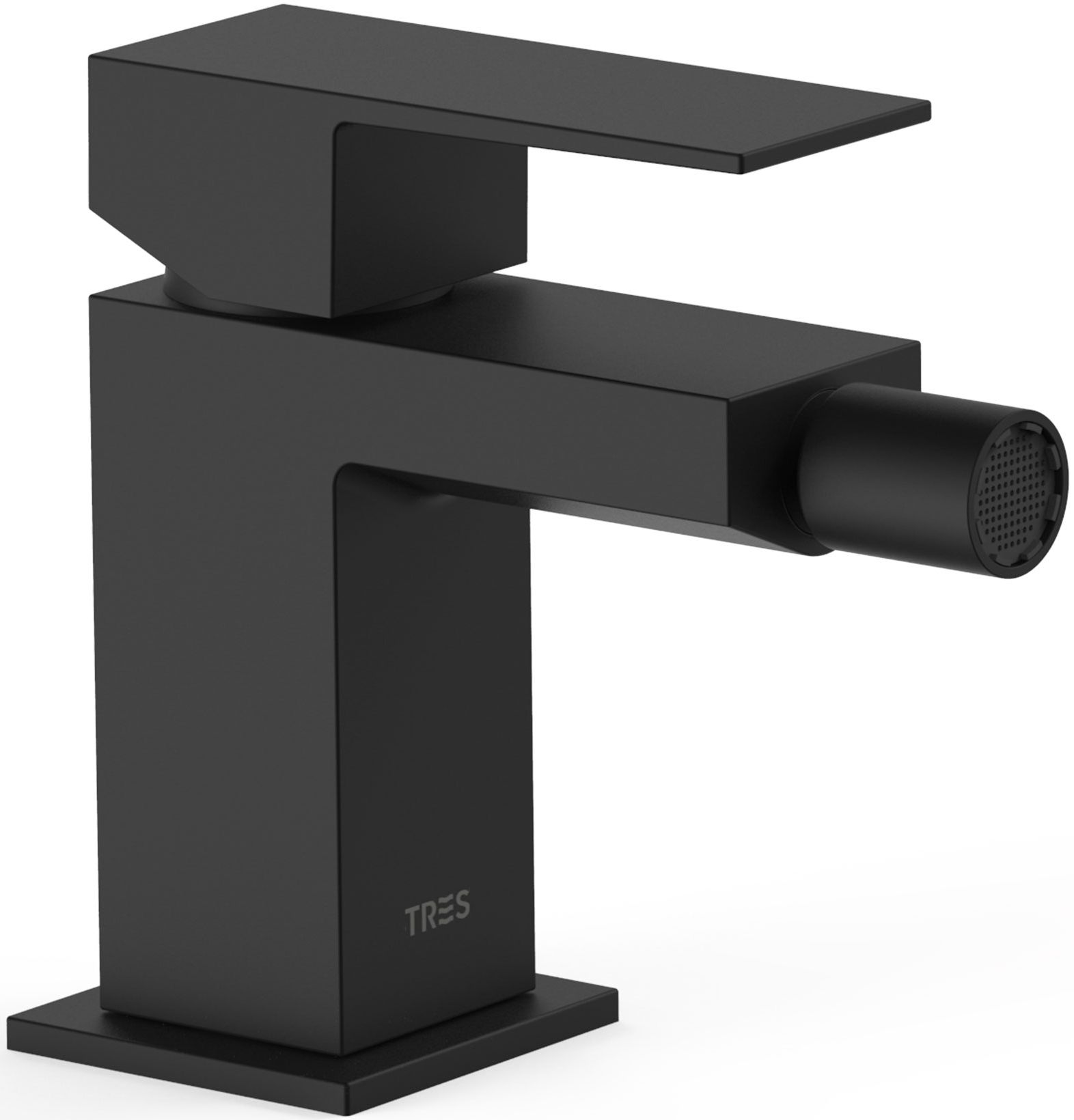 Tres Cuadro Exclusive Bidet-Wasserhahn stehend schwarz 006.120.01.NM