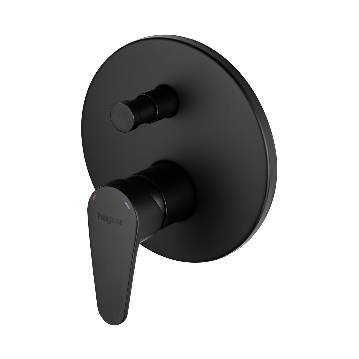 Hagser Della Badewannen- und Duscharmatur Unterputz schwarz HGR11000034
