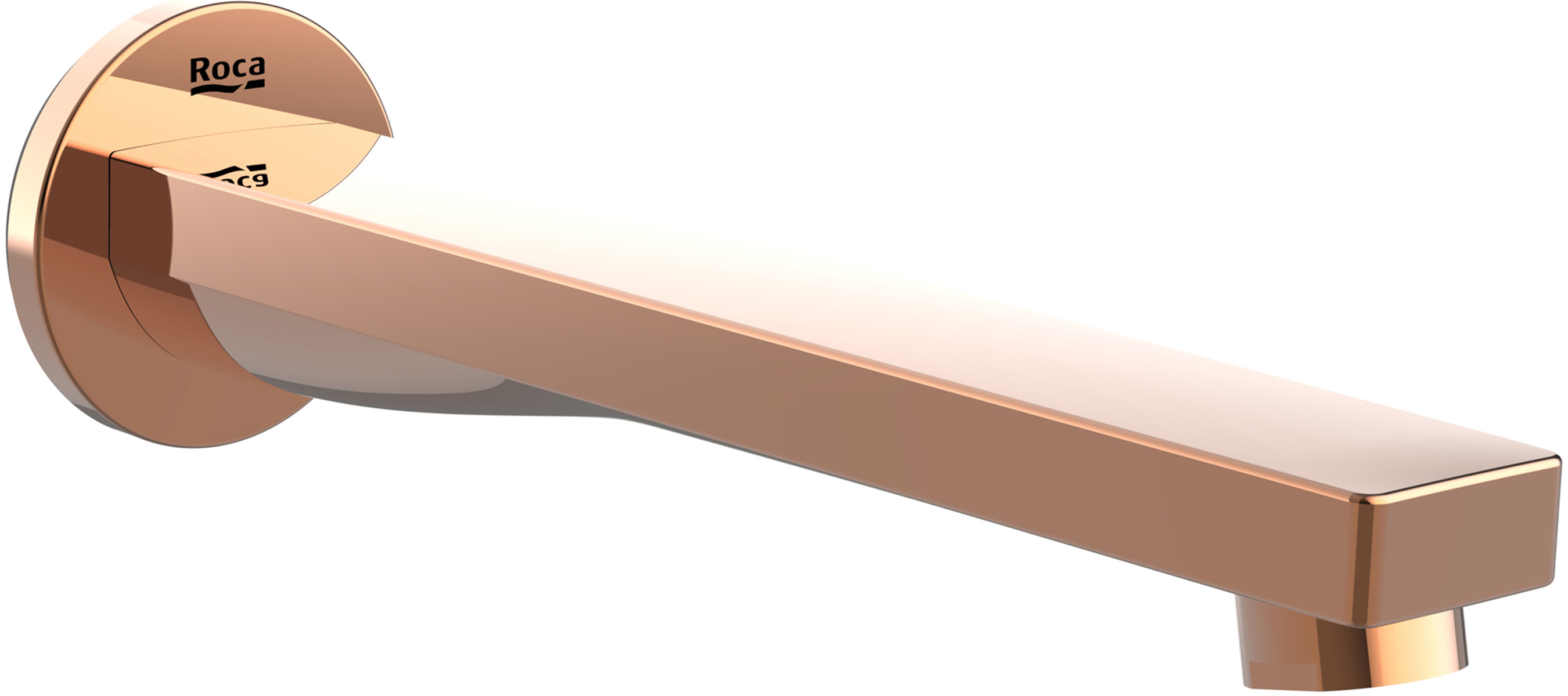 Roca Escuadra Auslauf für Badewannenarmatur für Badewanne gold A5253089RG