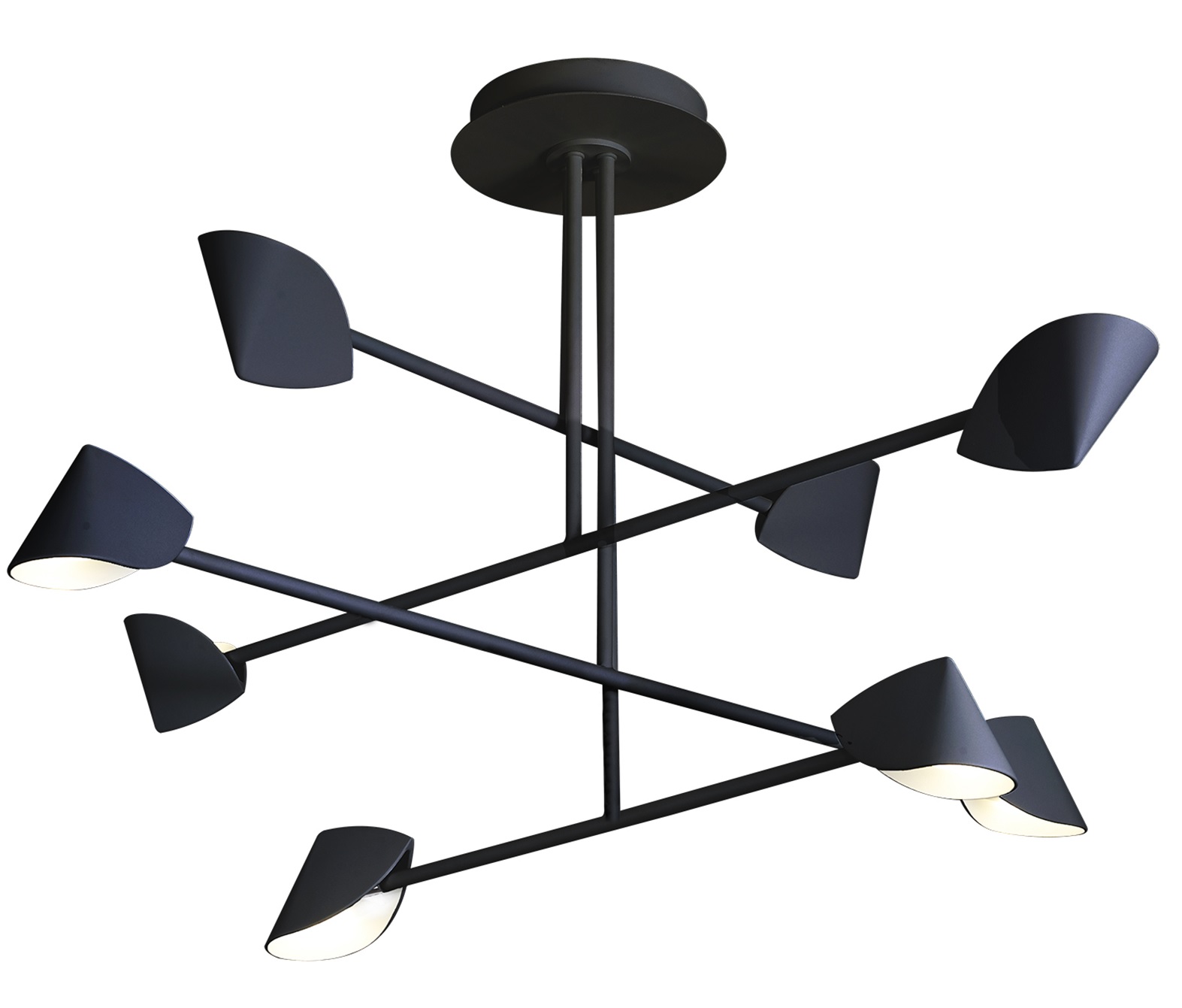 Mantra Capuccina Deckenlampe x61.5 W schwarz 7578