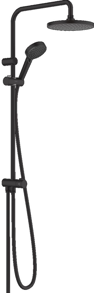 Hansgrohe Vernis Blend Duschset Wandmontage mit Regenbrause schwarz 26099670