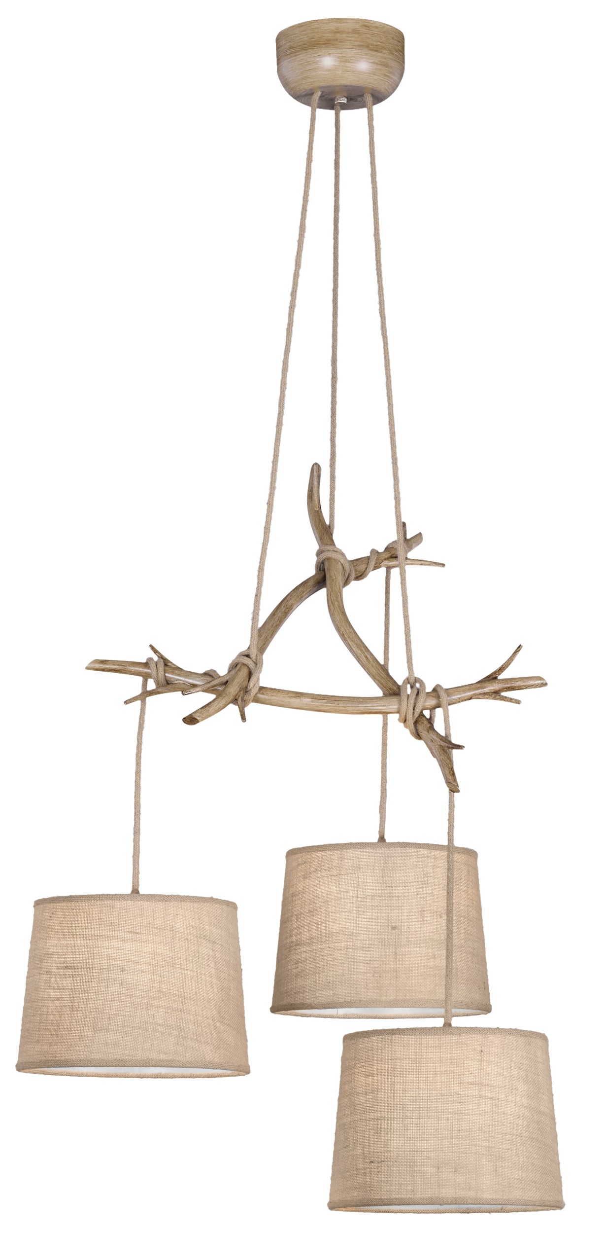 Mantra Sabina Pendelleuchte 3x20 W holz 6176