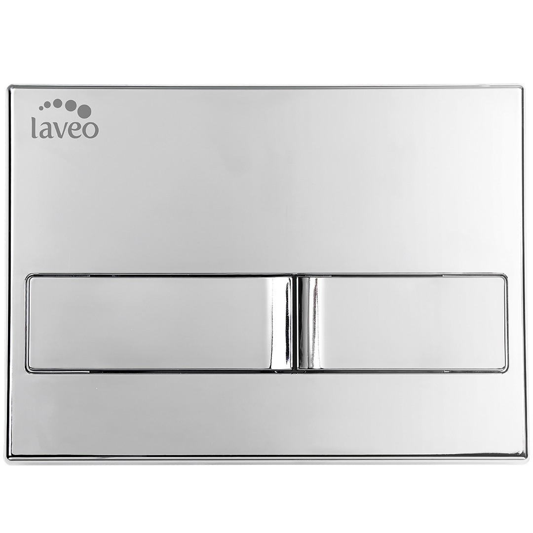 Laveo Beni Betätigungsplatte für Toilette glänzender Chrom VPB095V