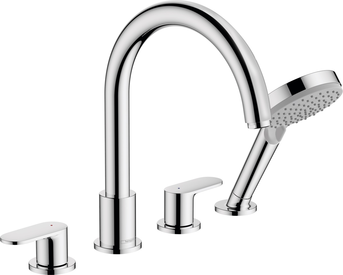 Hansgrohe Vernis Blend Badewannen- und Duscharmatur awannenmontiert chrom 71456000