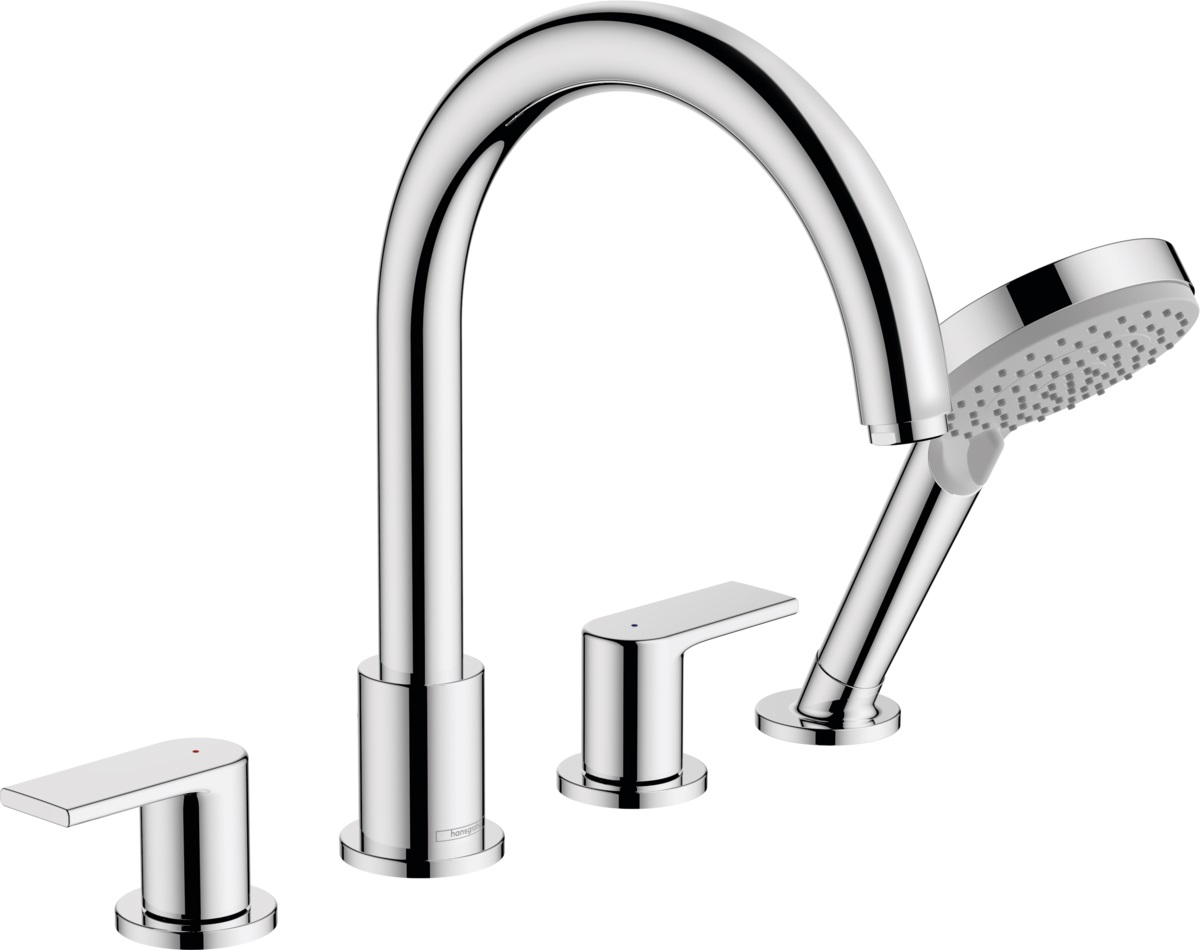 Hansgrohe Vernis Shape Badewannen- und Duscharmatur awannenmontiert chrom 71459000