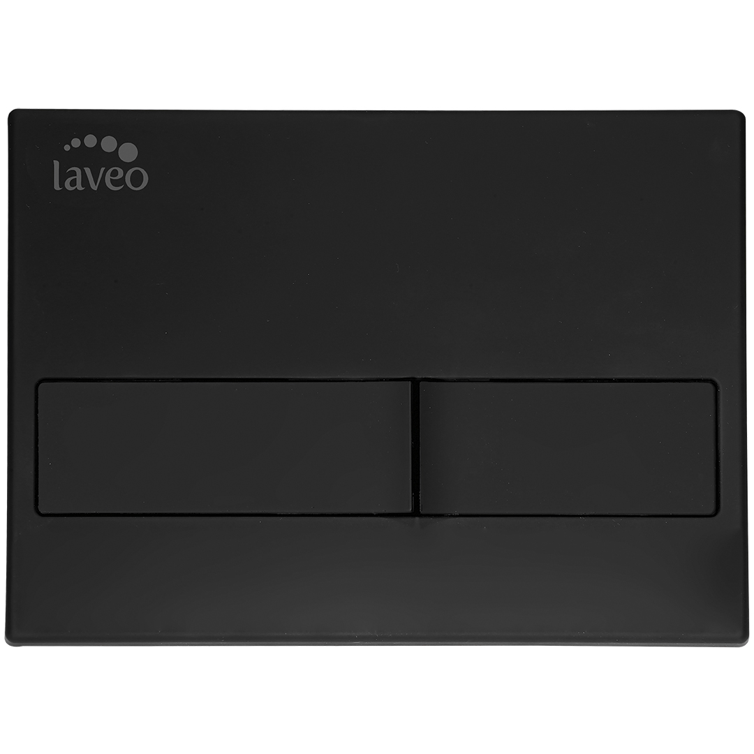 Laveo Beni Betätigungsplatte für Toilette schwarz VPB795V