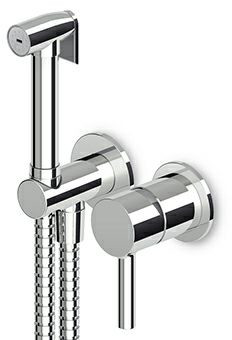 Zucchetti Bidet-Wasserhahn Unterputz schwarz ZP6417.C51