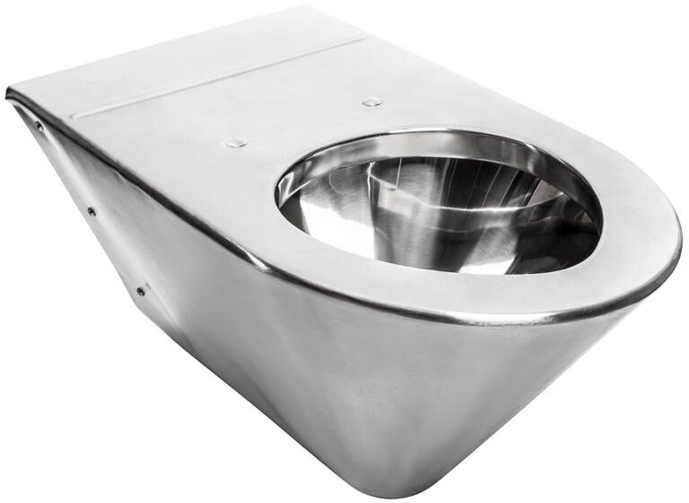 Faneco WC-Becken hängend Spülrandlos für Behinderte Glanz L650754