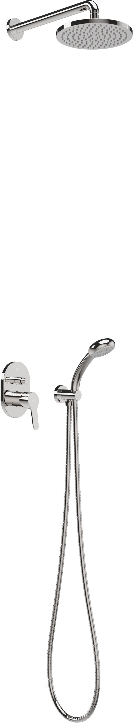 Tres Base Duschset Unterputz chrom 21599002