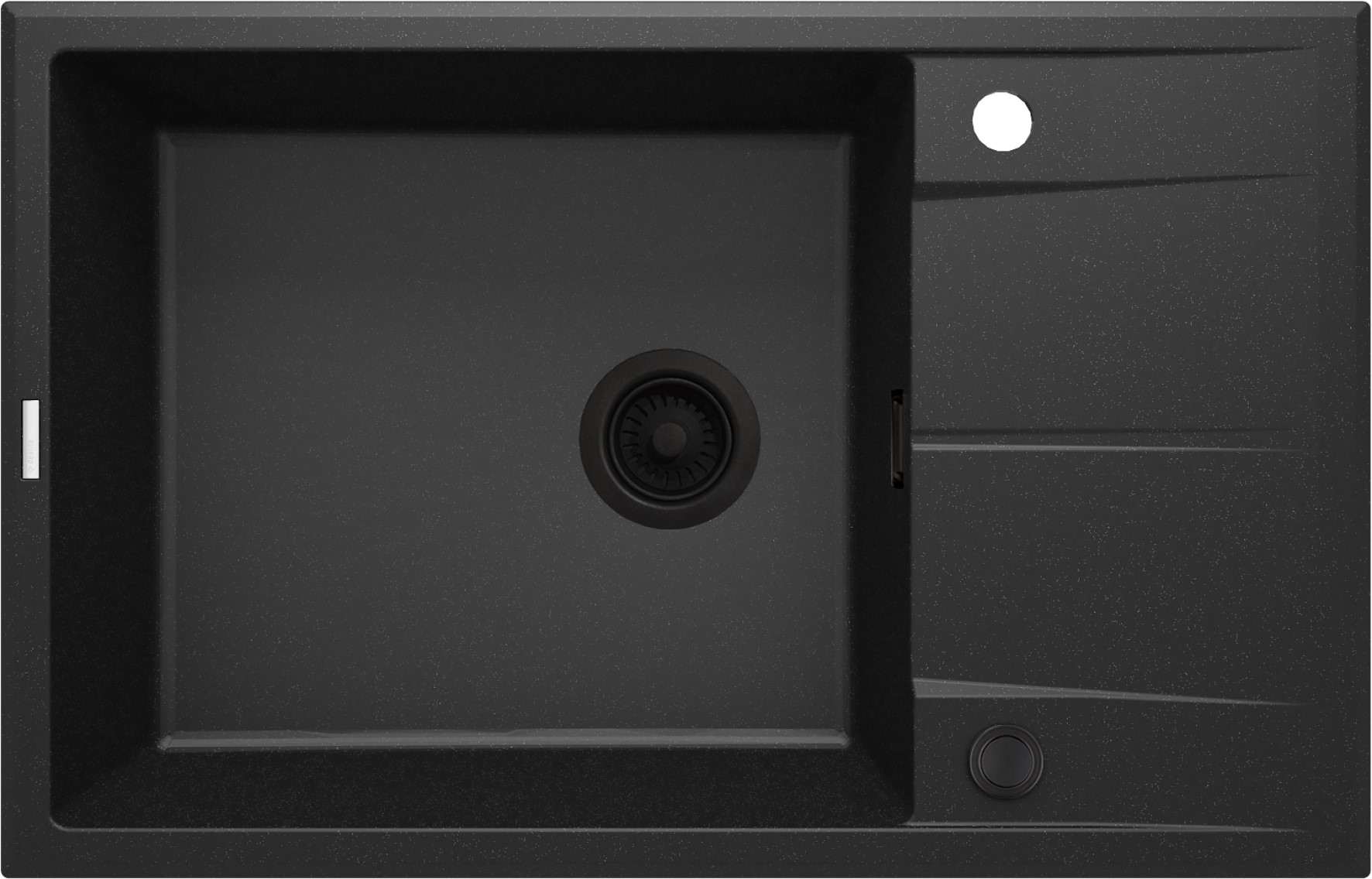 Deante Eridan granitspüle 78x50 cm grau/graphit/onyx ZQE_G11B