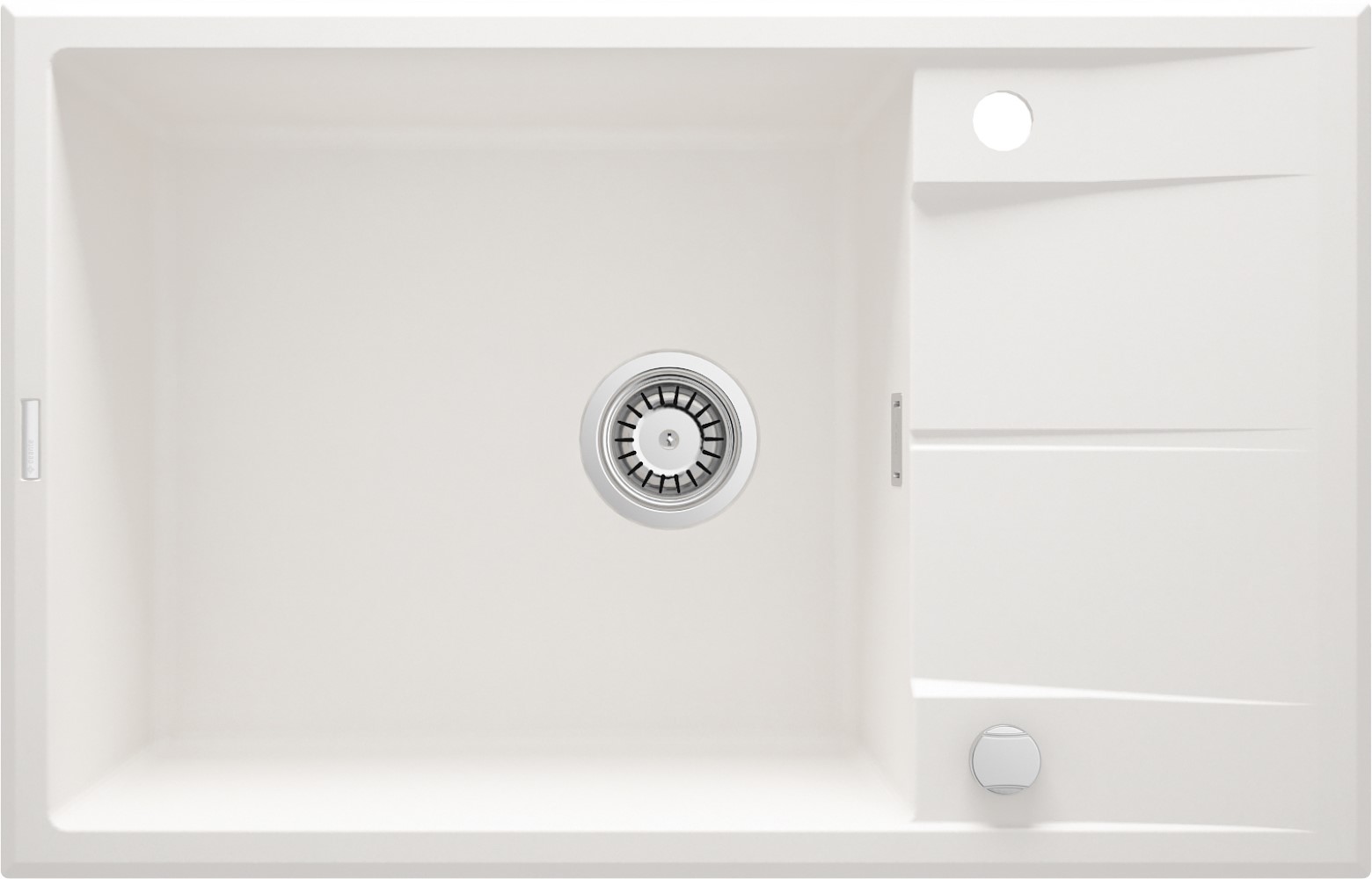 Deante Eridan granitspüle 78x50 cm weiß ZQE_A11B