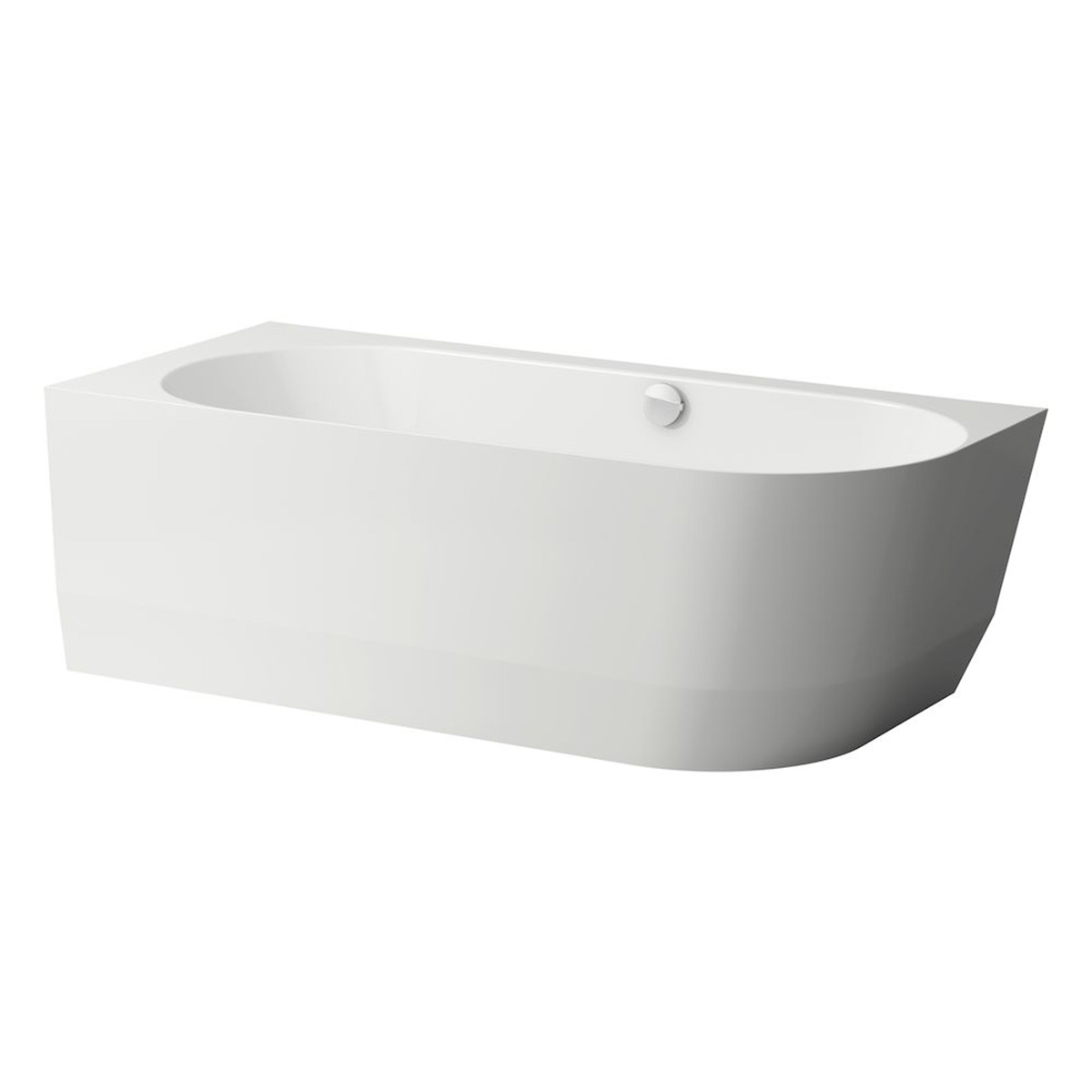 Laufen Pro Eckbadewanne 180x80 cm linksseitig weiß H2449560000001