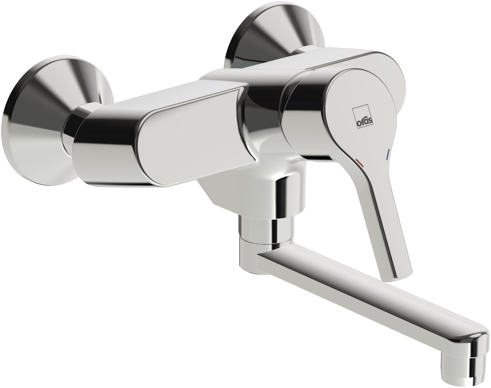 Oras Saga Waschtischarmatur Wandmontage chrom 3915HY