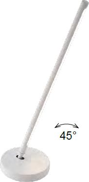 Mantra Torch Tischlampe 1x11 W weiß 6737