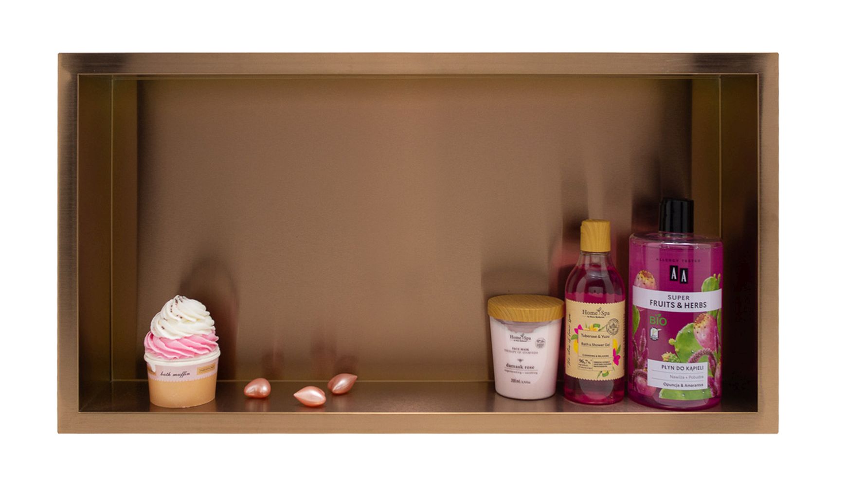 Balneo Wall-Box One Copper/Miedź Nischenregal 60 cm kupfer OB-CO4