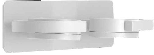 Mantra Iguazu Außenwandleuchte 2x10 W weiß 6768