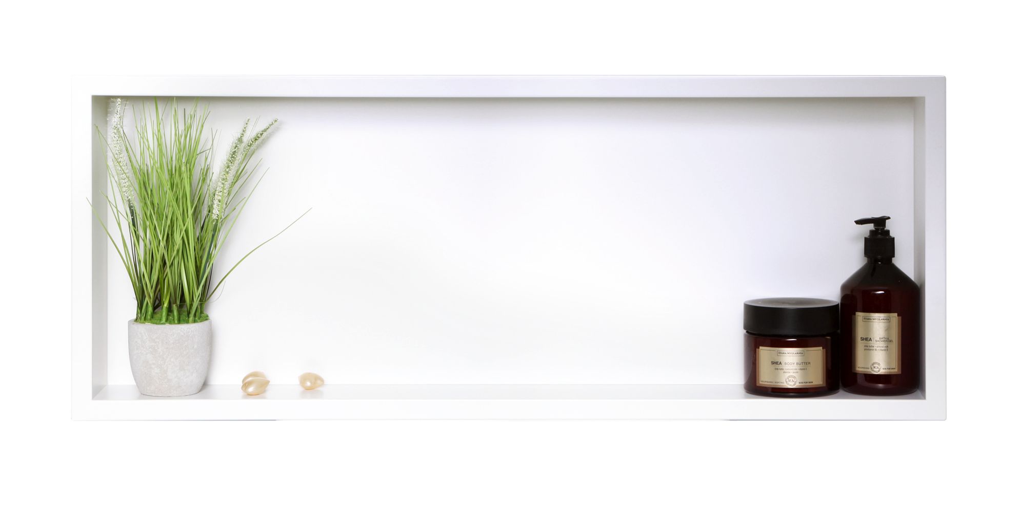 Balneo Wall-Box One White Regal 90 cm weiß OB-WH5