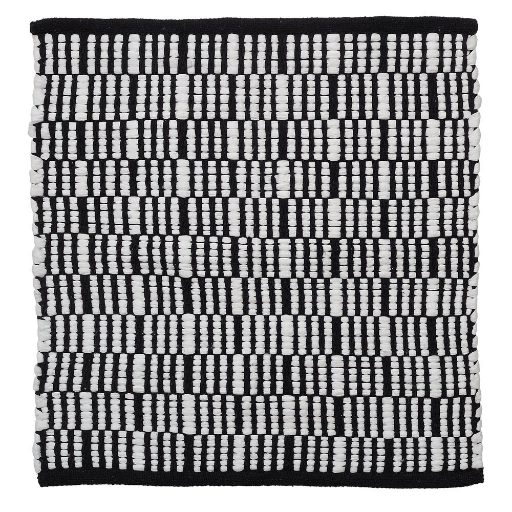 Sealskin Bandra Badezimmerteppich 60x60 cm quadratisch schwarz 800106