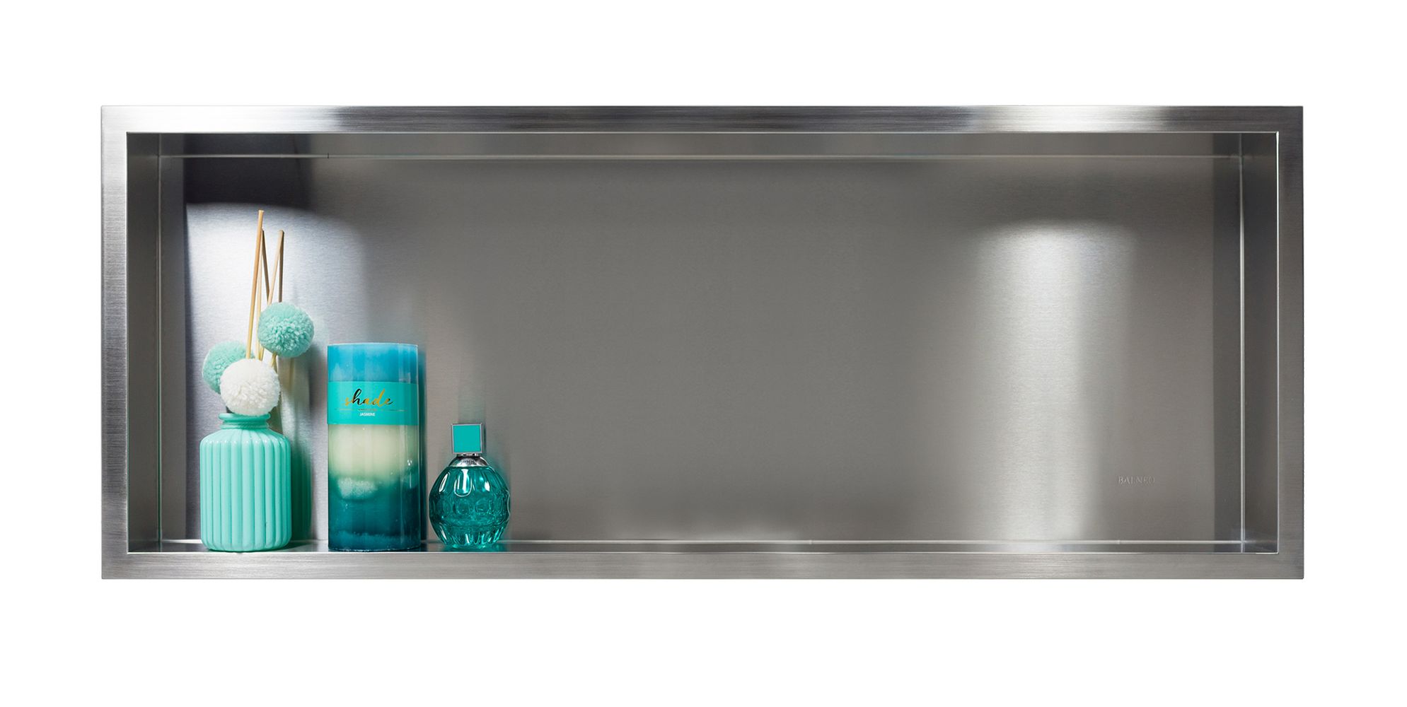 Balneo Wall-Box One Inox Nischenregal 90 cm stahl OB-IN5