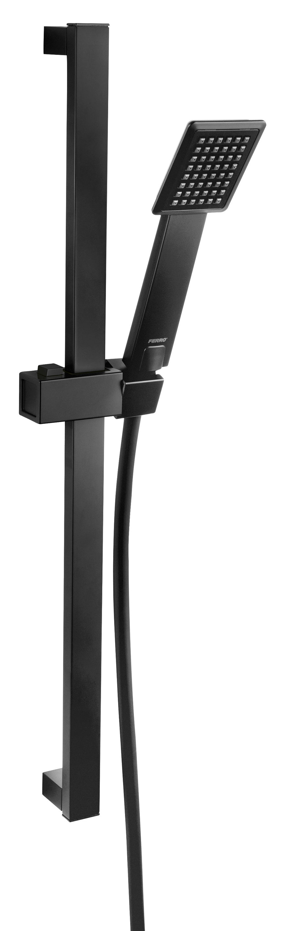 Ferro Sinus Duschset Wandmontage schwarz N170BL-B