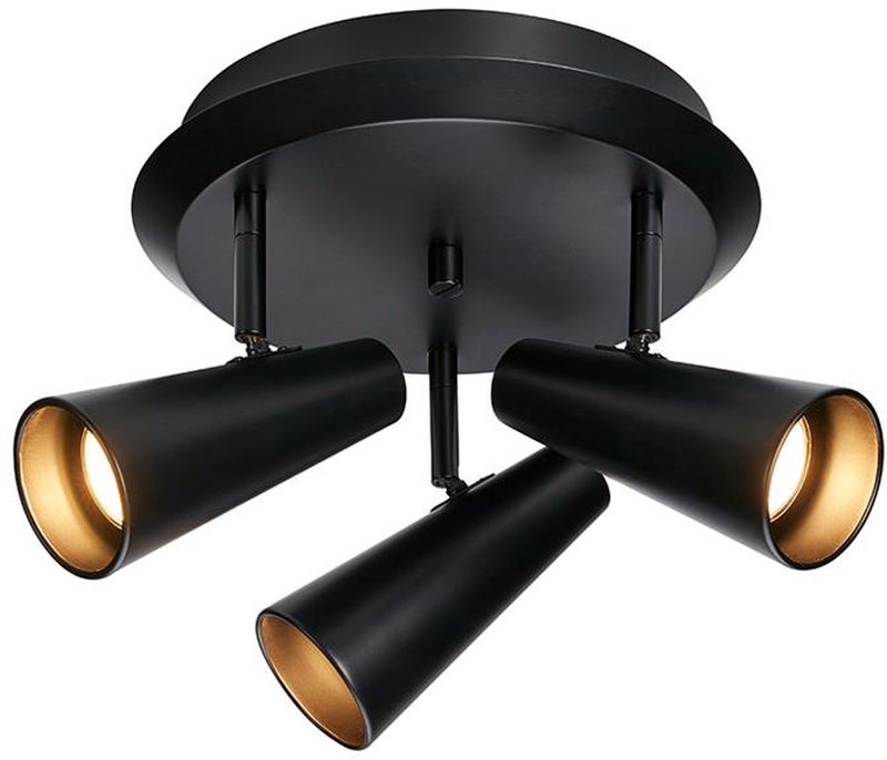 Markslöjd Crest Deckenlampe 3x7 W schwarz 108204