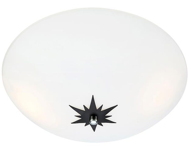 Markslöjd Rose Decke 1x18 W weiß-schwarz 108207