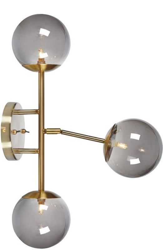 Markslöjd Trinity Leuchter 3x20 W messing-verraucht 108253