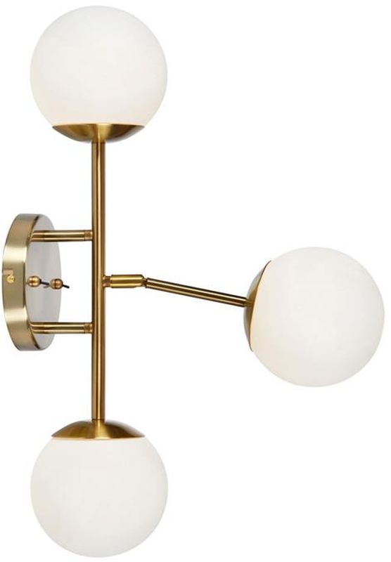 Markslöjd Trinity Leuchter 3x20 W weiß-messing 108254