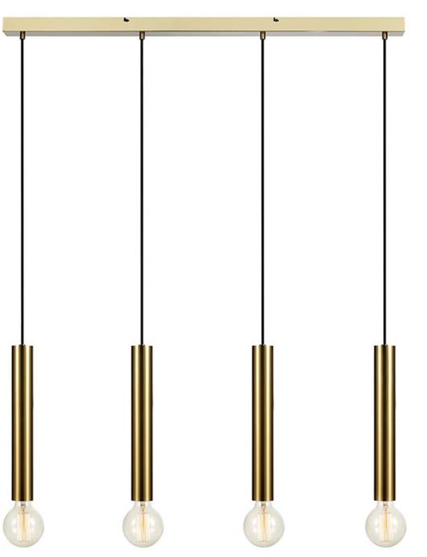 Markslöjd Sencillo Pendelleuchte 4x40 W messing 108263