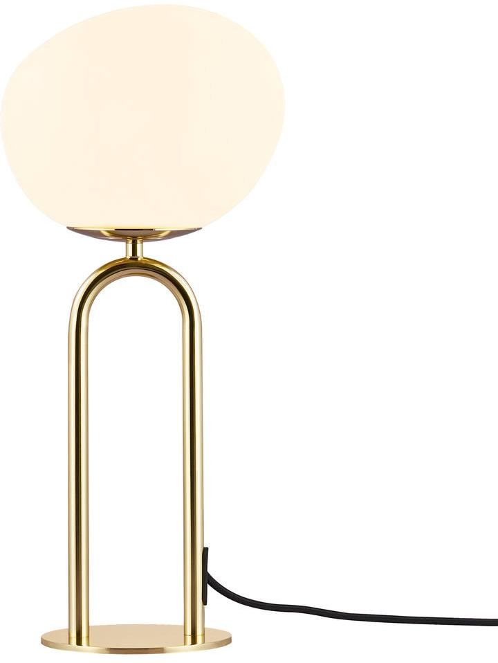 Nordlux Shapes Tischlampe 1x15 W weiß-messing 2120055035