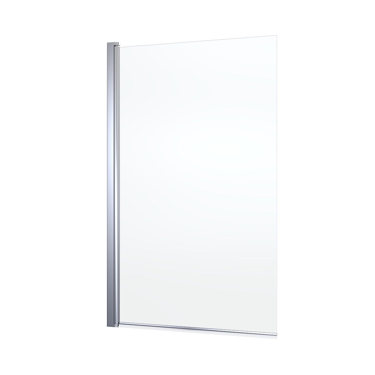 Oltens Fulla Badewannenabtrennung 85 cm einteilig chrom Glanz/durchsichtiges Glas 23102100