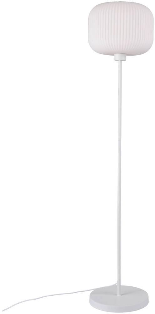 Nordlux Milford Stehlampe 1x40 W weiß-opal 48924001