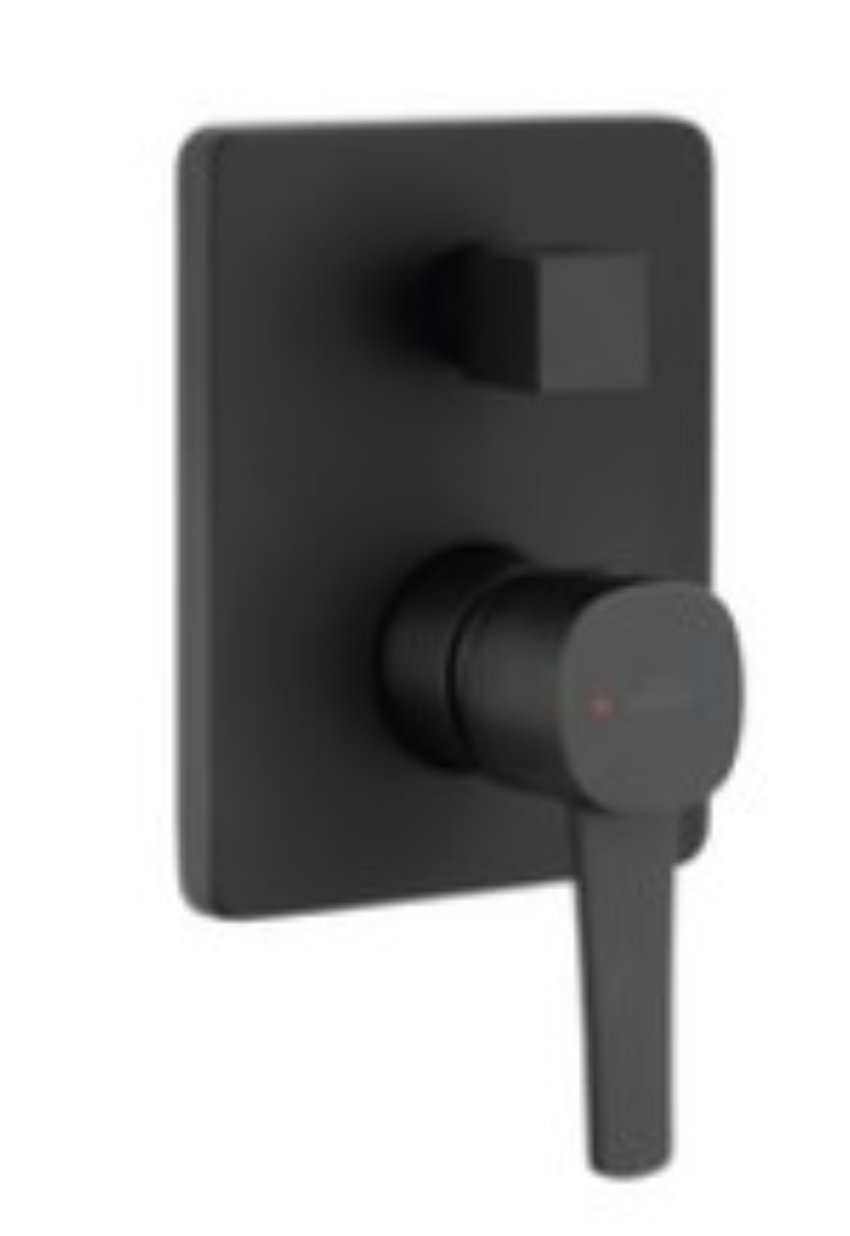 Invena Glamour badewannen- und duscharmatur Unterputz schwarz BP-02-4K2