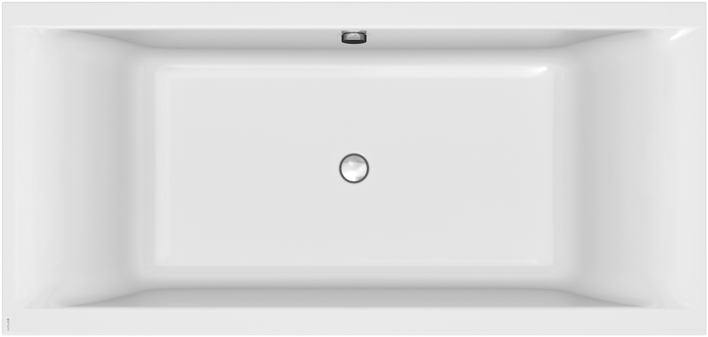 Cersanit Larga Schlanke rechteckige Badewanne 190x90 cm weiß S301-307