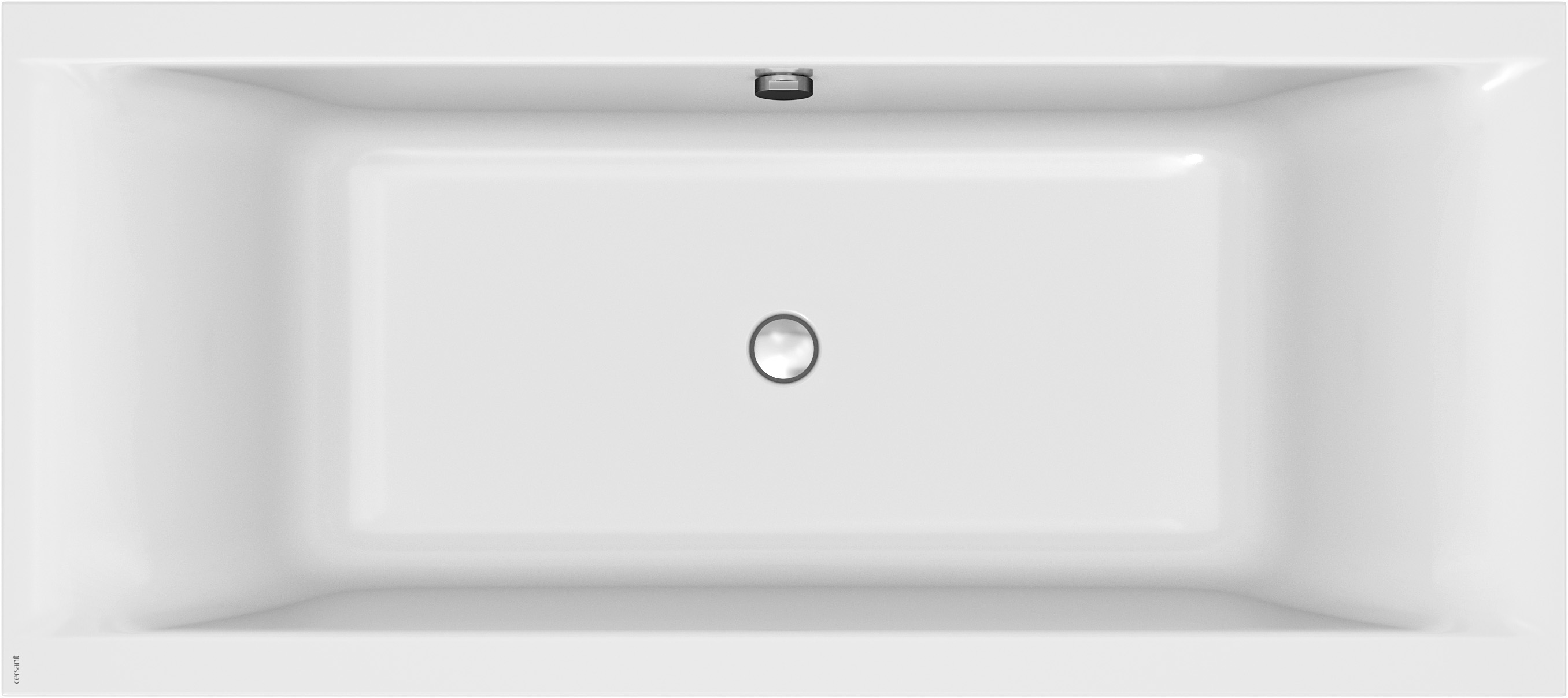 Cersanit Larga Schlanke rechteckige Badewanne 180x80 cm weiß S301-306