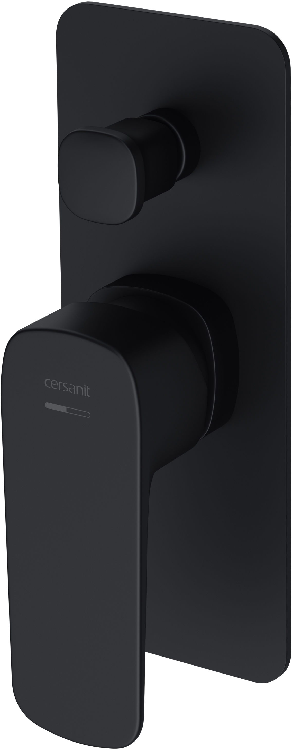 Cersanit Larga badewannen- und duscharmatur Unterputz schwarz S951-373