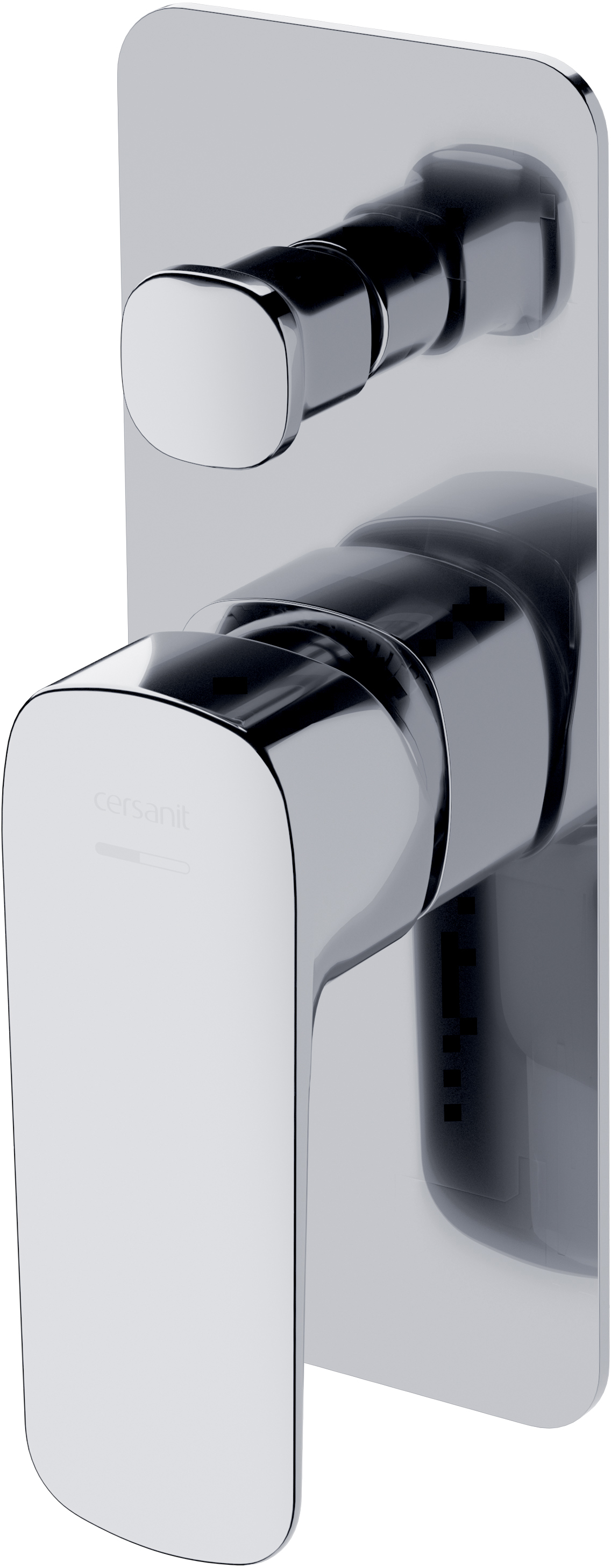 Cersanit Larga badewannen- und duscharmatur Unterputz chrom S951-374