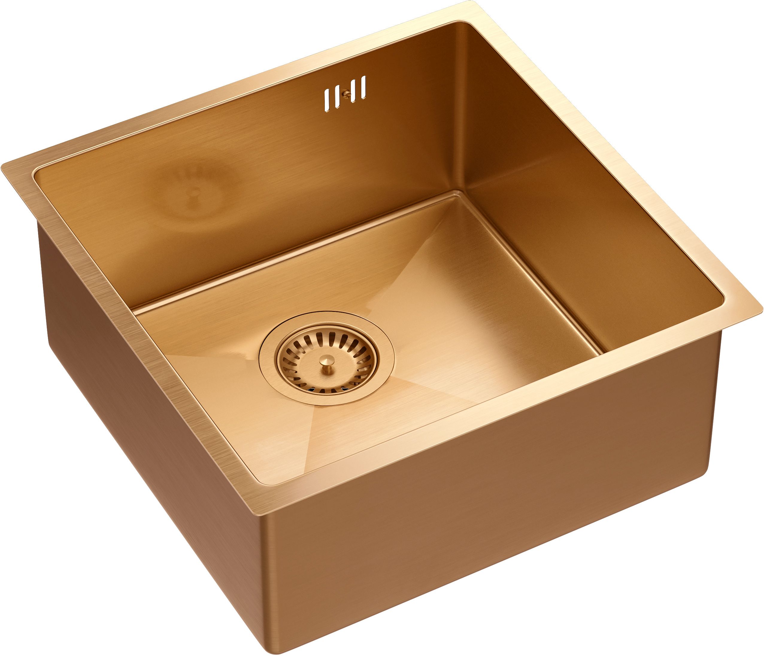 Quadron Anthony Stahlspüle 44x44 cm kupfer MF4444PVDBSC1