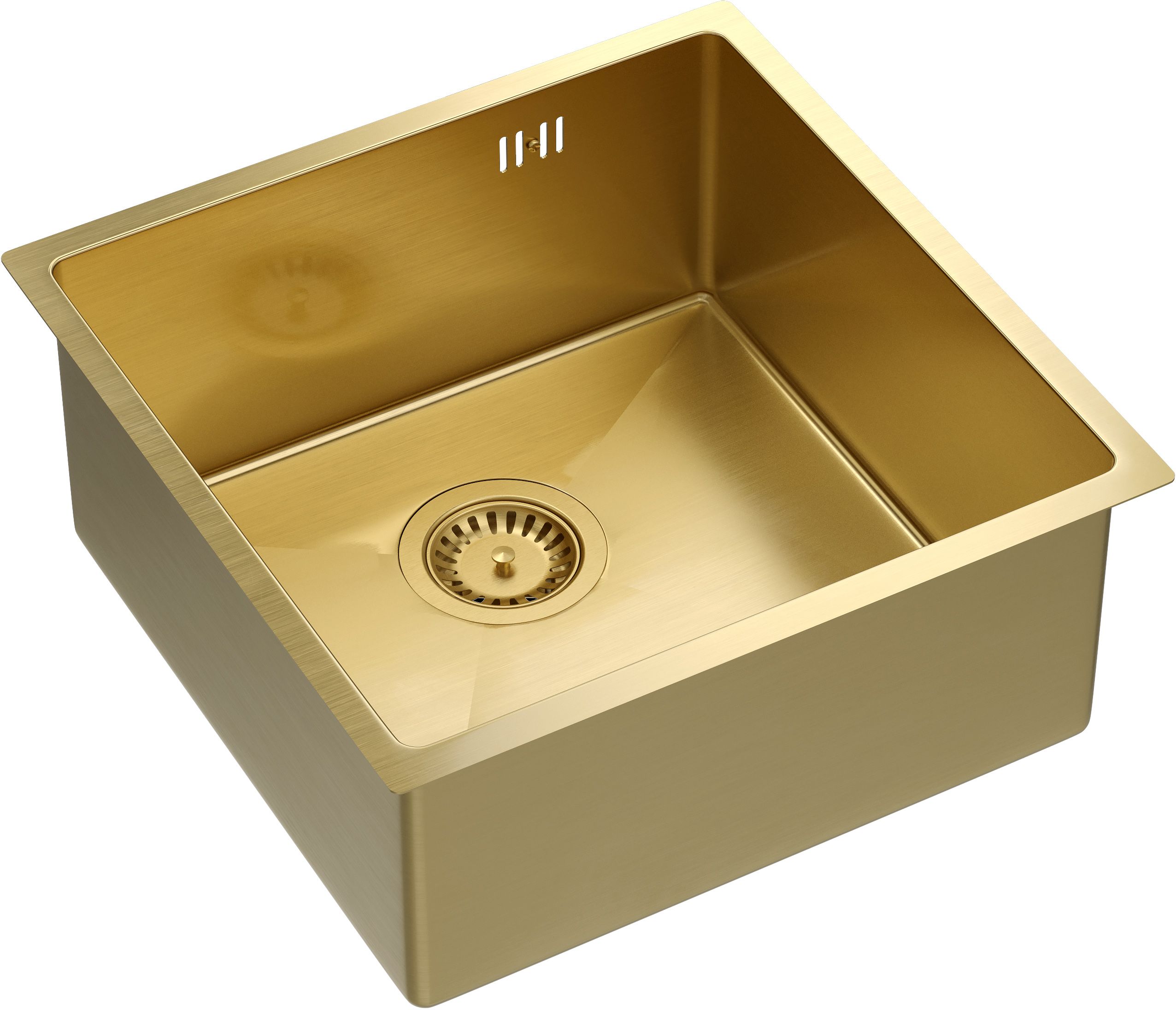 Quadron Anthony Stahlspüle 44x44 cm gold MF4444PVDBSG1