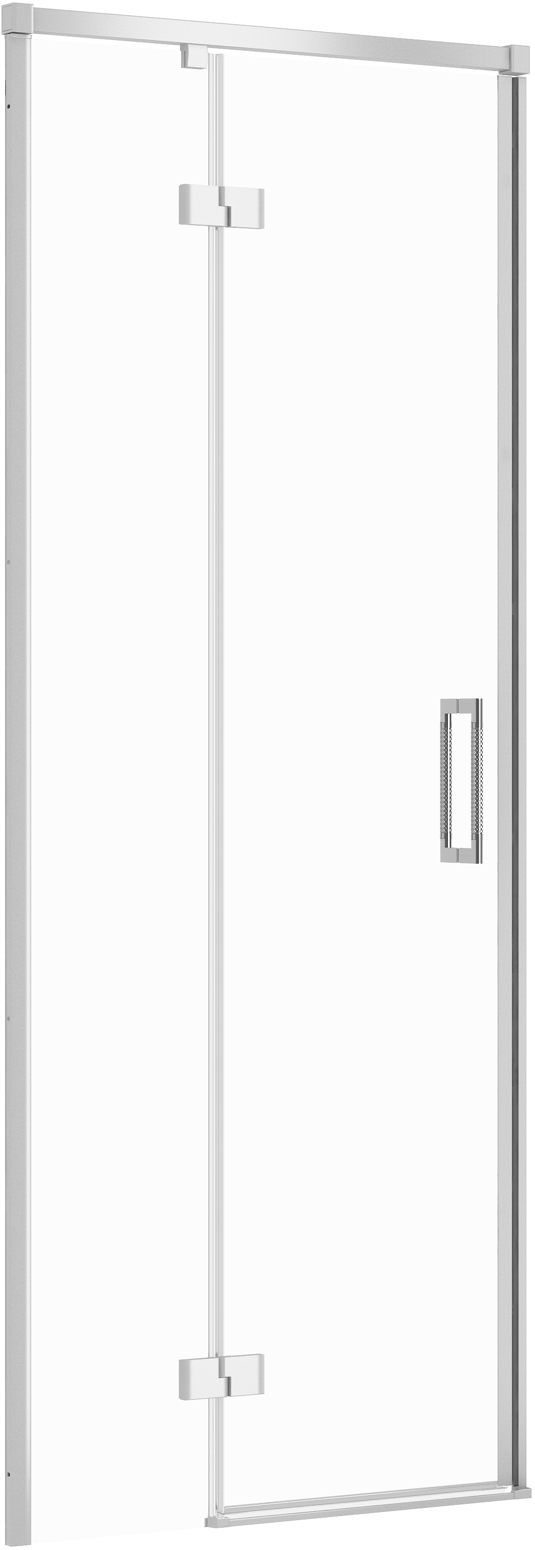 Cersanit Larga Duschtüren 80 cm aufklappbar chrom Glanz/durchsichtiges Glas S932-119