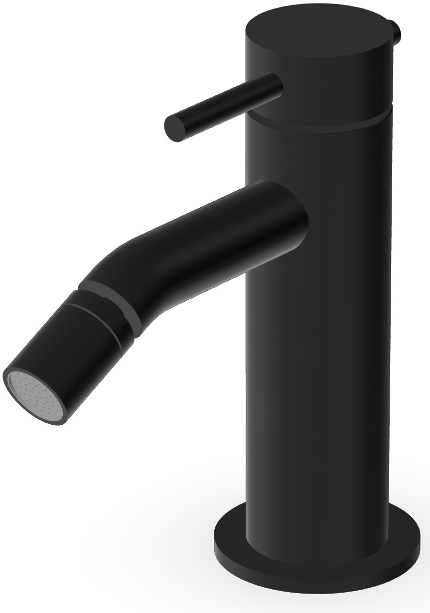 Zucchetti Helm Bidet-Wasserhahn stehend schwarz ZHE378.XP81