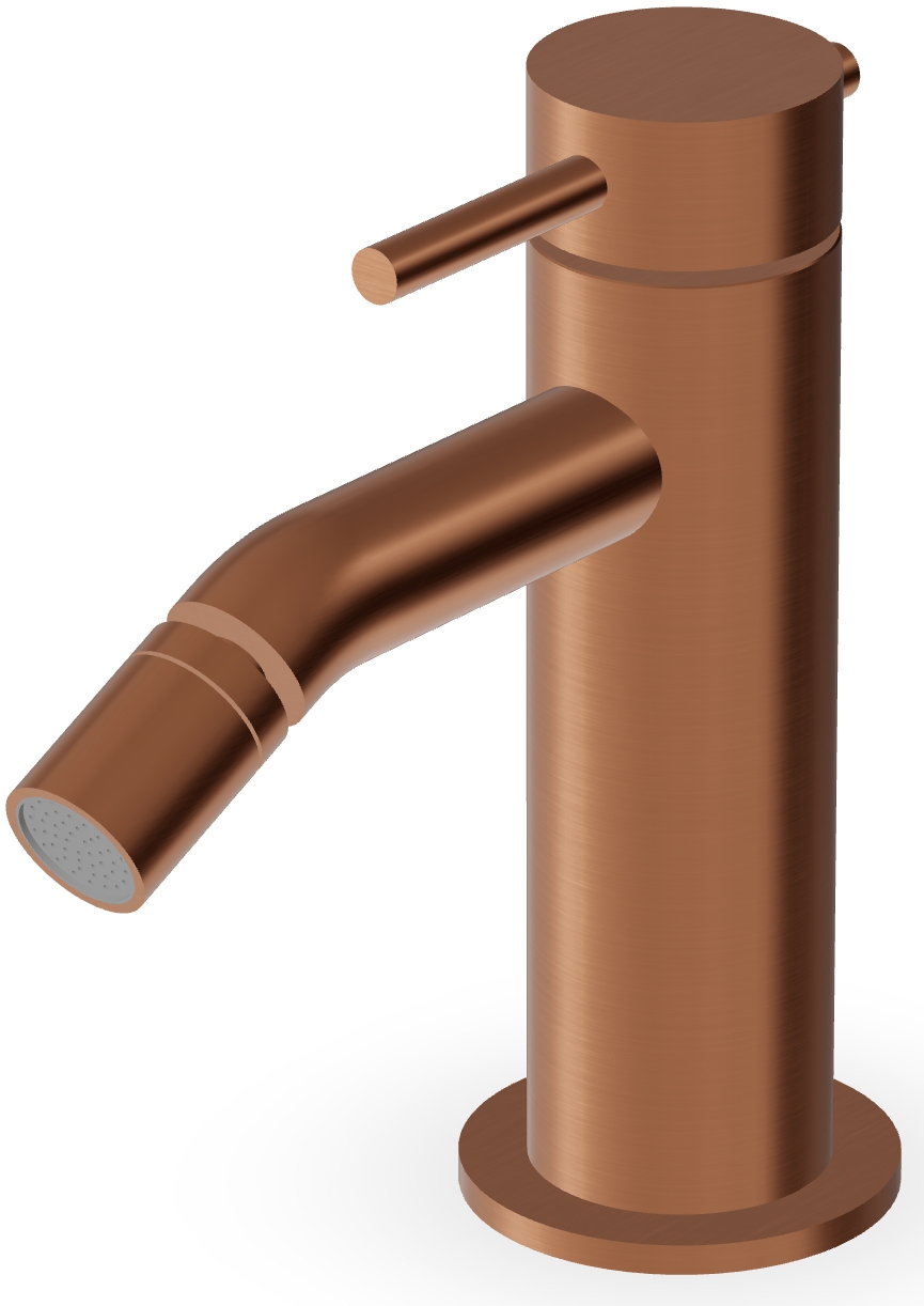 Zucchetti Helm Bidet-Wasserhahn stehend kupfer ZHE378.XP91