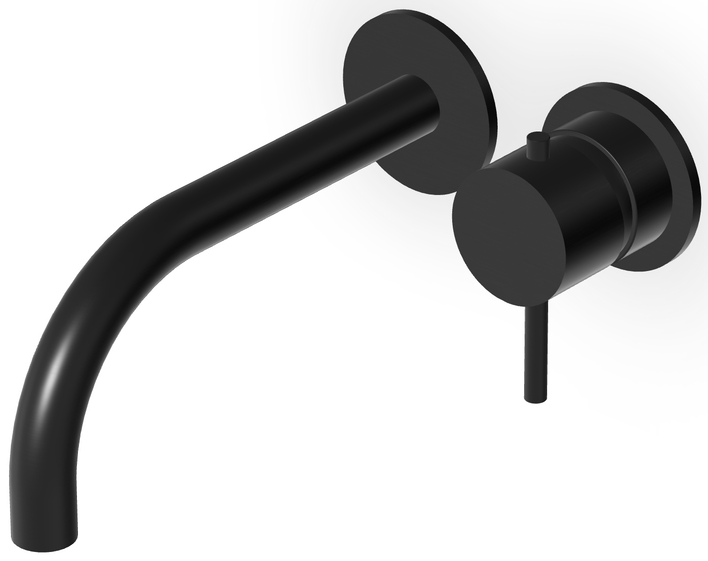 Zucchetti Helm Waschtischarmatur Unterputz schwarz ZHE721.XP81