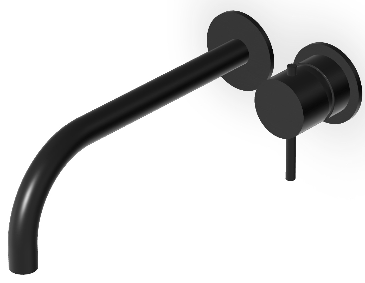 Zucchetti Helm Waschtischarmatur Unterputz schwarz ZHE720.XP81