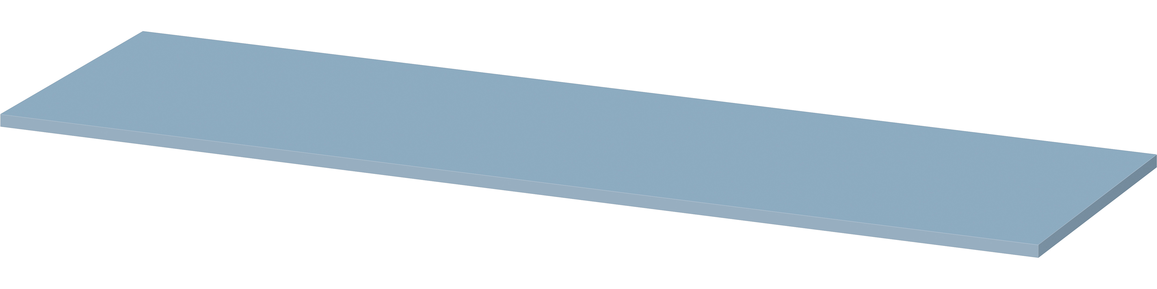 Cersanit Larga Arbeitsplatte 160x45 cm blau S932-035