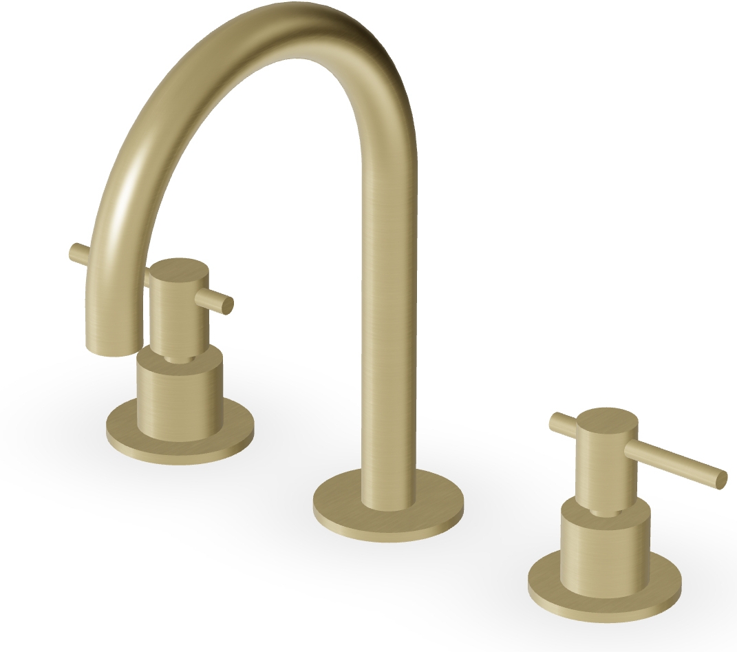 Zucchetti Helm Waschtischarmatur Stehend gold ZHL515.XP31